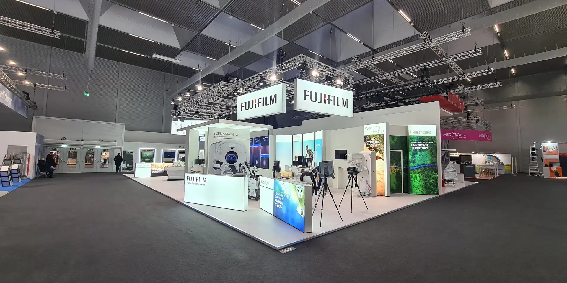 Messestand Fujifilm