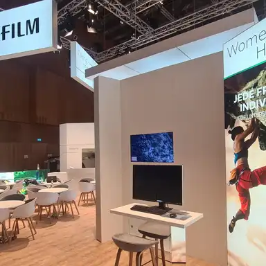 Messestand Fujifilm