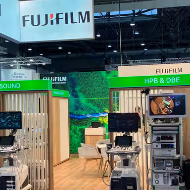 Messestand Fujifilm